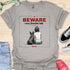 Beware crazy frenchie lady - V3 - Sit Cute Love T-Shirt